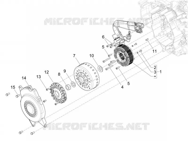 Cdi magneto assy PIAGGIO PIAGGIO-SCOOTER 125 MYMOOVER 2021  Mymoover 125 Delivery 4T 4V Euro 5