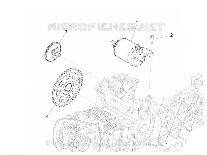Stater - Electric starter VESPA VESPA-SCOOTER 150 946 2021  946 150 4T 3V Euro 4 ABS Christian Dior