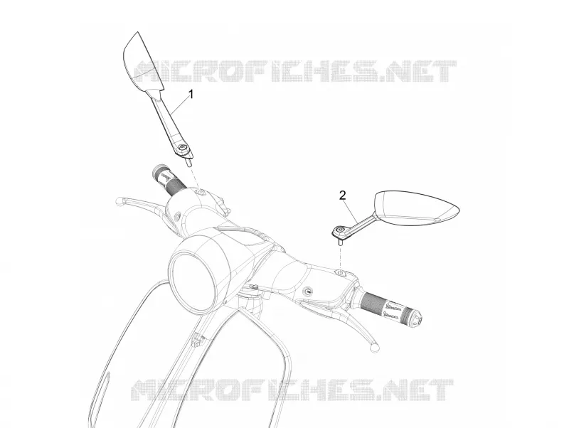 MIRRORS VESPA VESPA-SCOOTER 150 946 2021  946 150 Euro 5 ABS Christian Dior