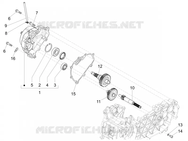 Reduction unit VESPA VESPA-SCOOTER 150 946 2021  946 150 Euro 5 ABS Christian Dior