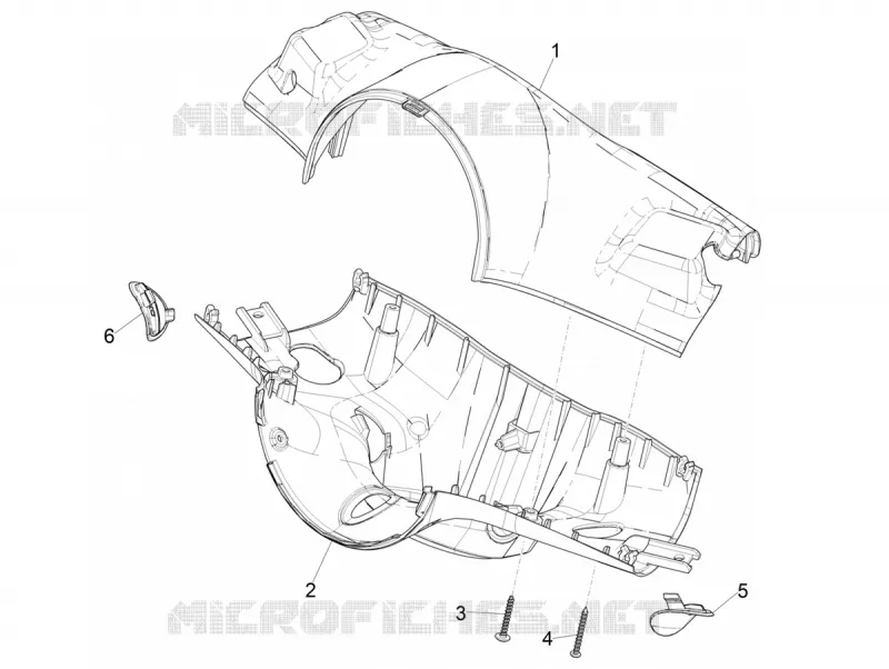 Handlebars coverages VESPA VESPA-SCOOTER ELECTRIC ELETTRICA 2021  Elettrica 45 km/h Euro 5