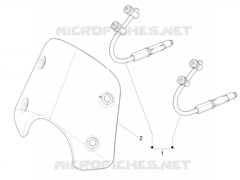 Windshield - Glass VESPA VESPA-SCOOTER 125 GTS 2021  GTS 125 4T Euro 5 ABS