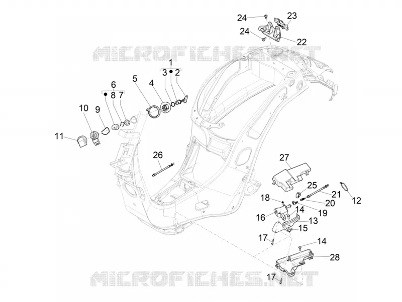 LOCKS VESPA VESPA-SCOOTER 150 PRIMAVERA 2021  Primavera 150 75° Anniversario Euro 4 / Euro 5