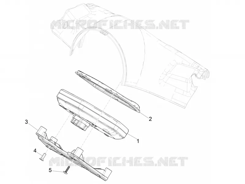 Meter combination - Cruscotto VESPA VESPA-SCOOTER 150 PRIMAVERA 2021  Primavera 150 75° Anniversario Euro 4 / Euro 5