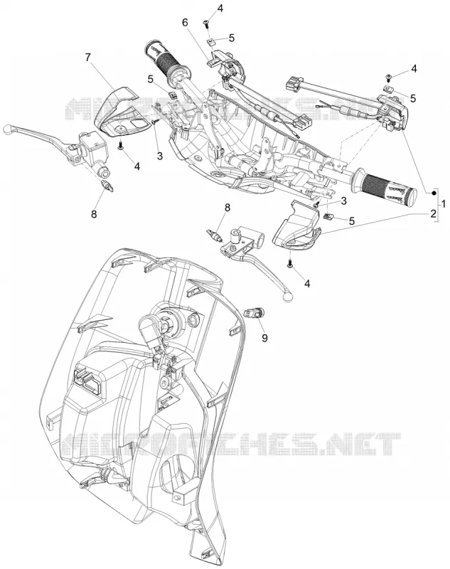 SWITCHES VESPA VESPA-SCOOTER 150 SPRINT 2021  Sprint 150 4T 3V iGet Euro 5 ABS