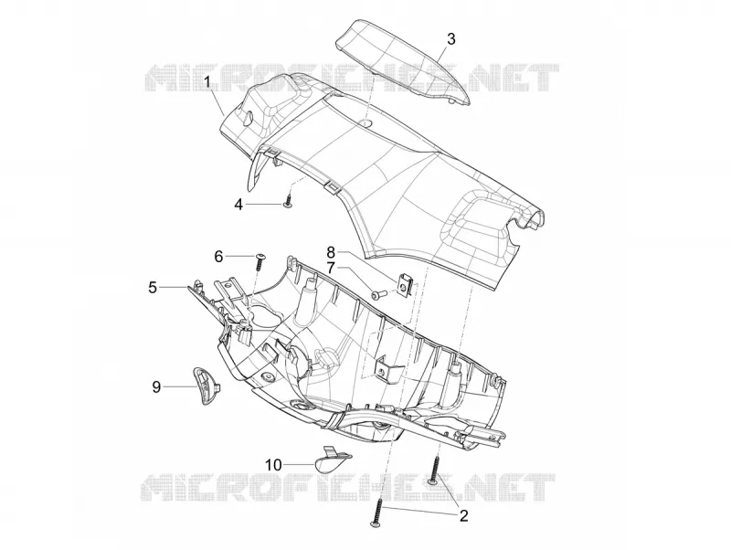 Handlebars coverages VESPA VESPA-SCOOTER 50 SPRINT 2020  Sprint 50 4T 3V Euro 5