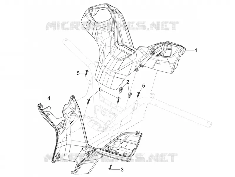 Handlebars coverages PIAGGIO PIAGGIO-SCOOTER 400 MP3 2022  MP3 400 HPE RST Classic-Sport E5