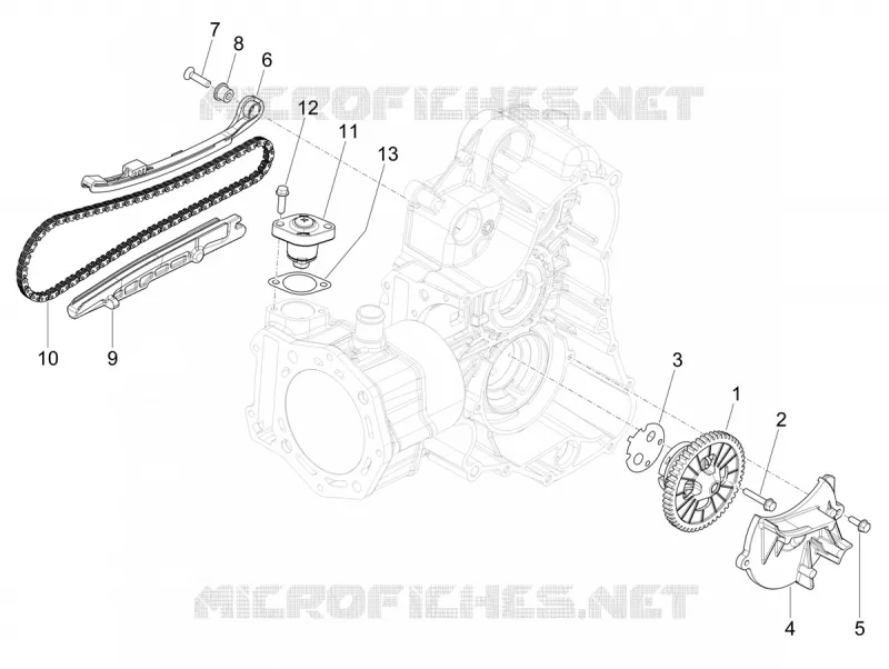 Oil pump PIAGGIO PIAGGIO-SCOOTER 530 MP3 2022  MP3 530 HPE RST Exclusive E5