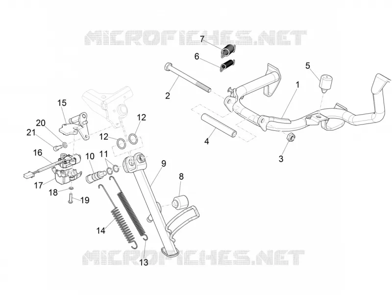 Stand/s VESPA VESPA-SCOOTER 300 GTS 2021  GTS 300 Super HPE 4T 4V ie Euro 5 ABS
