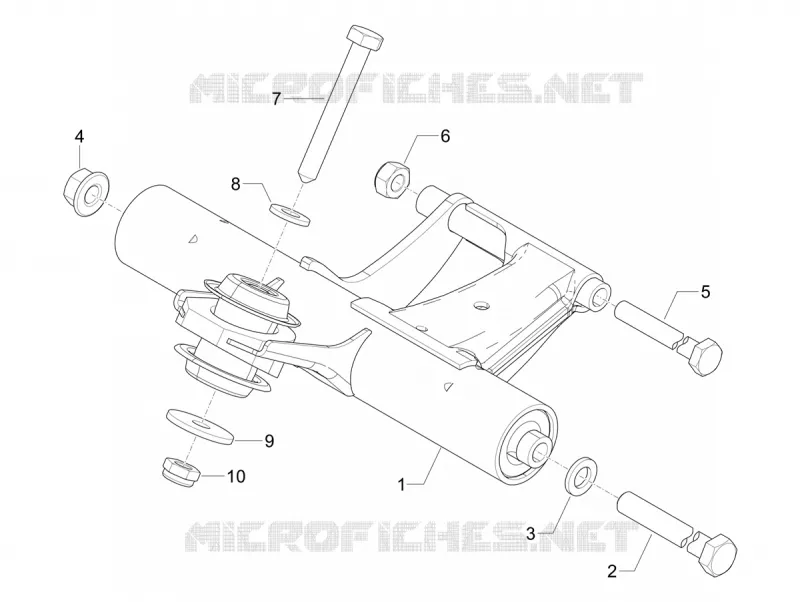 Swinging arm VESPA VESPA-SCOOTER 50 PRIMAVERA 2023  Primavera 50 4T 3V Euro 5