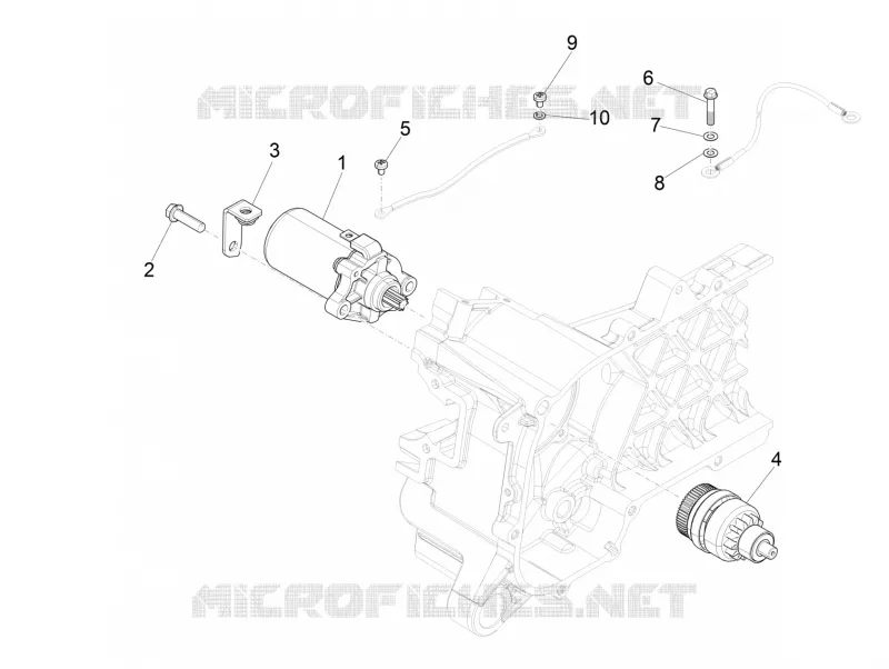Stater - Electric starter VESPA VESPA-SCOOTER 50 PRIMAVERA 2023  Vespa Primavera 50 4T 3V ie ABS E5 Mickey Mouse
