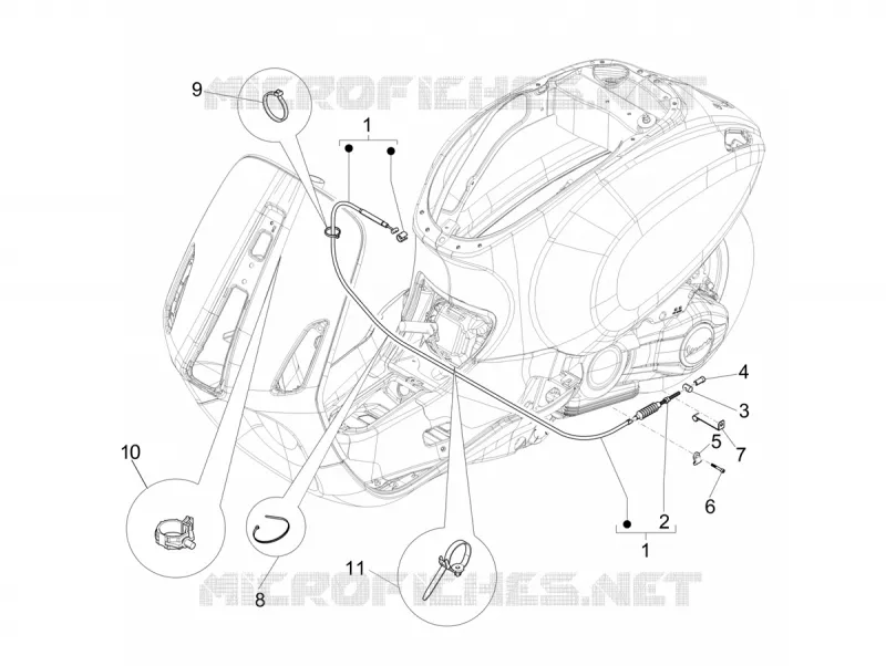 Transmissions VESPA VESPA-SCOOTER 50 PRIMAVERA 2023  Vespa Primavera 50 4T 3V ie ABS E5 Mickey Mouse