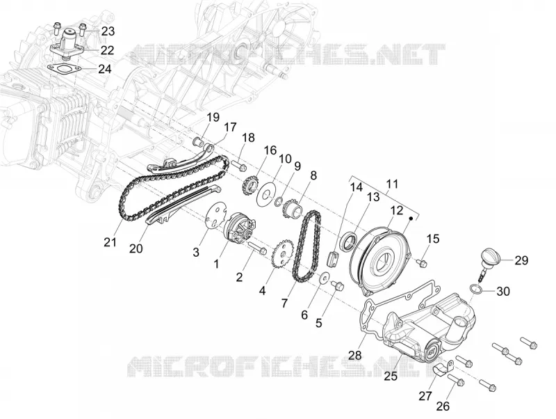 Oil pump VESPA VESPA-SCOOTER 50 PRIMAVERA 2024  Vespa Primavera 50 Batik E5