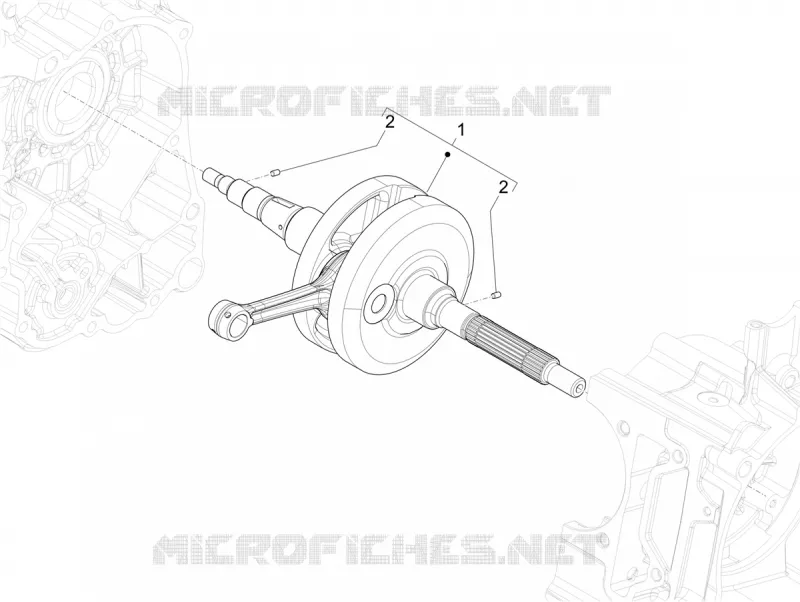 CRANKSHAFT VESPA VESPA-SCOOTER 125 PRIMAVERA 2024  Vespa Primavera 125 Batik E5+