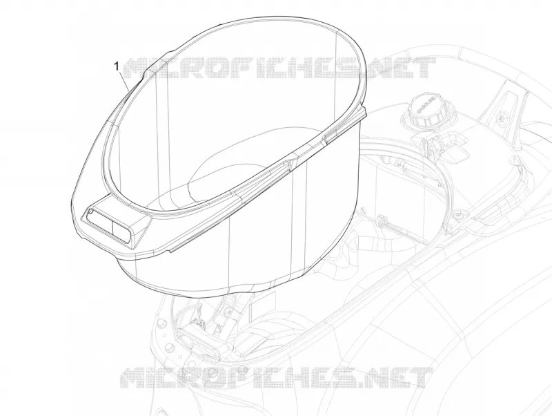 Helmet huosing - Undersaddle VESPA VESPA-SCOOTER 125 PRIMAVERA 2024  Vespa Primavera 125 E5+