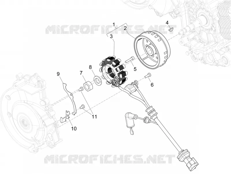Cdi magneto assy VESPA VESPA-SCOOTER 125 PRIMAVERA 2024  Vespa Primavera 125 TECH E5+