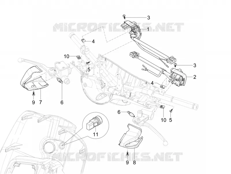 SWITCHES VESPA VESPA-SCOOTER 125 PRIMAVERA 2024  Vespa Primavera 125 TECH E5+