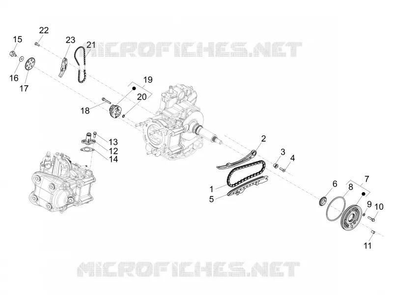 Oil pump PIAGGIO PIAGGIO-SCOOTER 350 BEVERLY 2017  Beverly 4T ST ie ABS E4