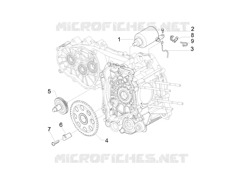 Suspension arriÃ¨re - Amortisseur/s PIAGGIO PIAGGIO-SCOOTER 300 CARNABY 2009  Carnaby 4T ie Cruiser