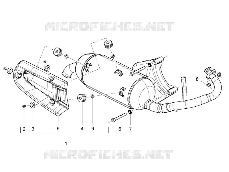 Silencer PIAGGIO PIAGGIO-SCOOTER 50 FLY 2011  Fly 2T