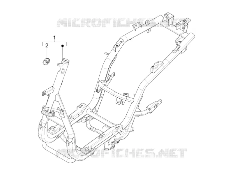 Frame/bodywork PIAGGIO PIAGGIO-SCOOTER 50 FLY 2014  Fly 4T 4V