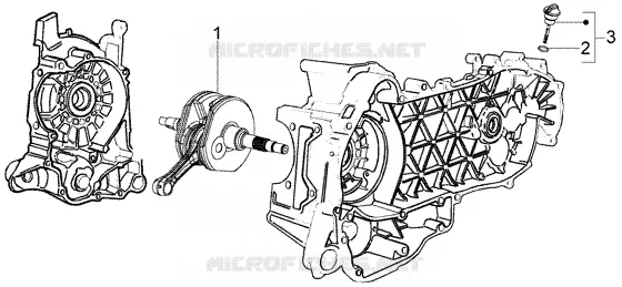 Crankshaft PIAGGIO PIAGGIO-SCOOTER 150 FLY Other year  Fly