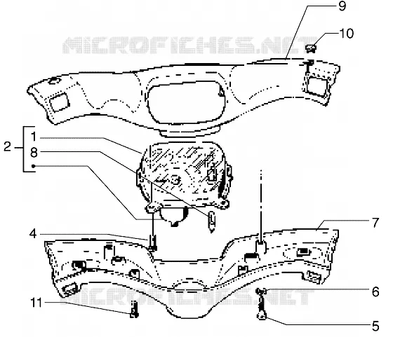 Speedometers kms.-Handlebar covers PIAGGIO PIAGGIO-SCOOTER 100 FREE Other year  Free