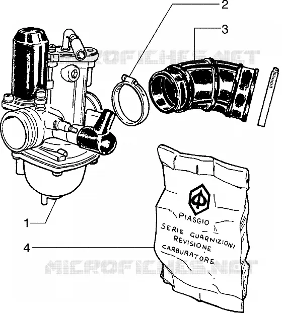 Carburettor PIAGGIO PIAGGIO-SCOOTER 150 HEXAGON Other year  Hexagon