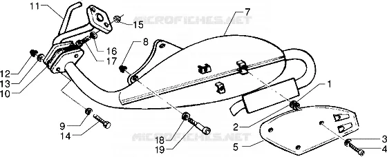 Silencer PIAGGIO PIAGGIO-SCOOTER 50 NRG Before 200  NRG Extreme