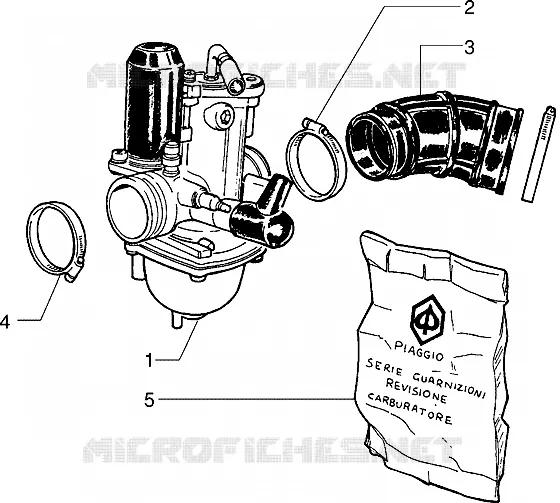 Carburettor PIAGGIO PIAGGIO-SCOOTER 150 SKIPPER 1998  Skipper