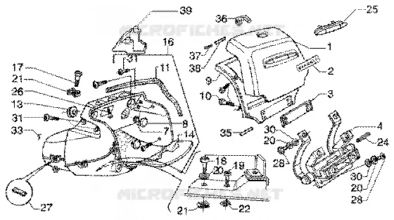 Boot PIAGGIO PIAGGIO-SCOOTER 125 SUPER-HEXAGON Other year  Super Hexagon GTX
