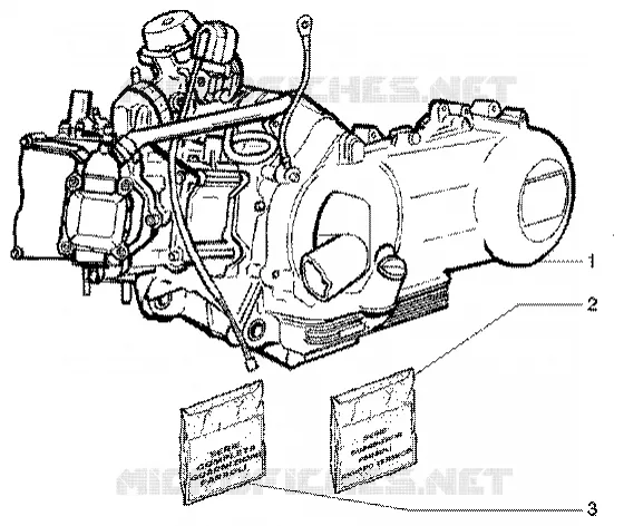 Engine PIAGGIO PIAGGIO-SCOOTER 180 SUPER-HEXAGON Other year  Super Hexagon GTX