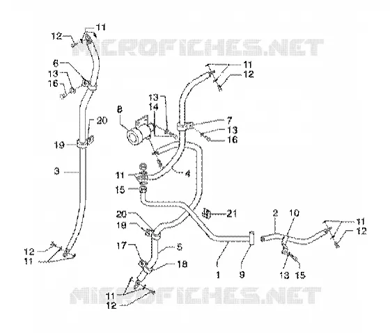 Brake pipes PIAGGIO PIAGGIO-SCOOTER 125 X9 Other year  X9 SL