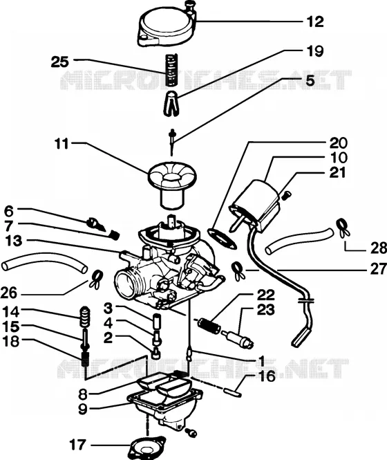Carburettor PIAGGIO PIAGGIO-SCOOTER 50 ZIP Other year  Zip 4T