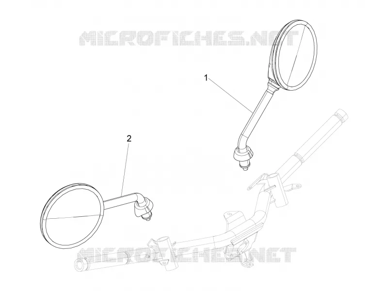 Driving mirror/s PIAGGIO PIAGGIO-SCOOTER 100 LIBERTY 2014  Liberty 4T