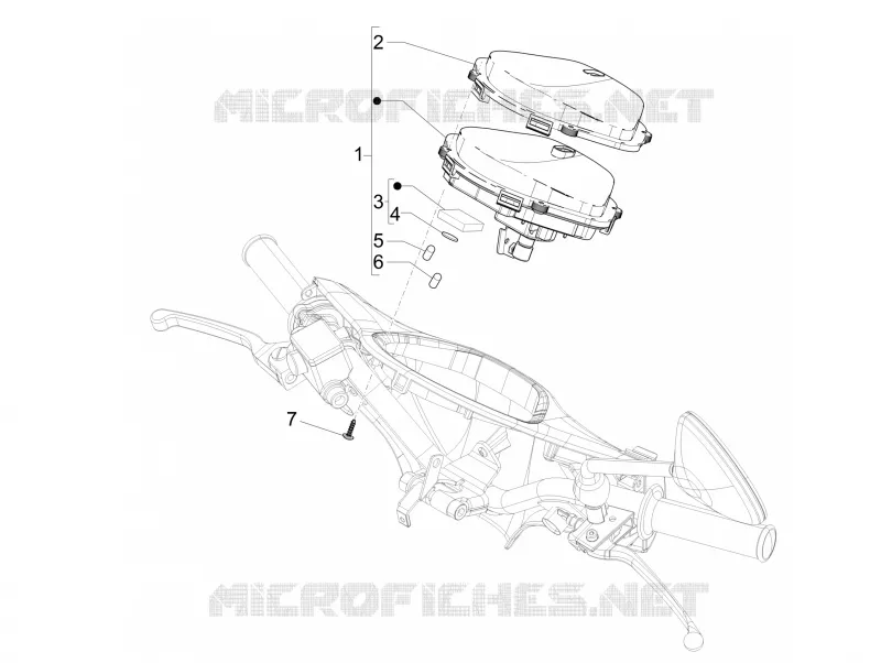 Meter combination - Cruscotto PIAGGIO PIAGGIO-SCOOTER 100 LIBERTY 2013  Liberty 4T
