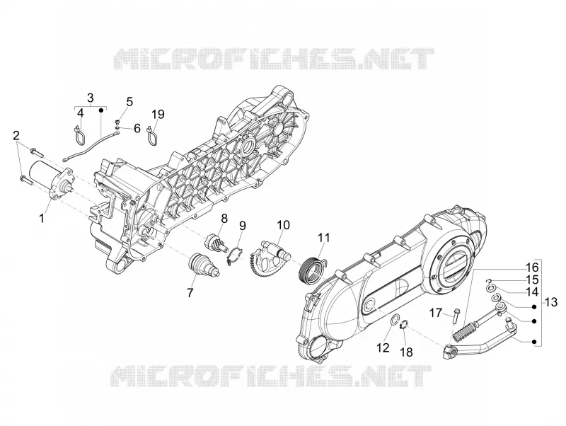 Stater - Electric starter PIAGGIO PIAGGIO-SCOOTER 100 LIBERTY 2011  Liberty 4T