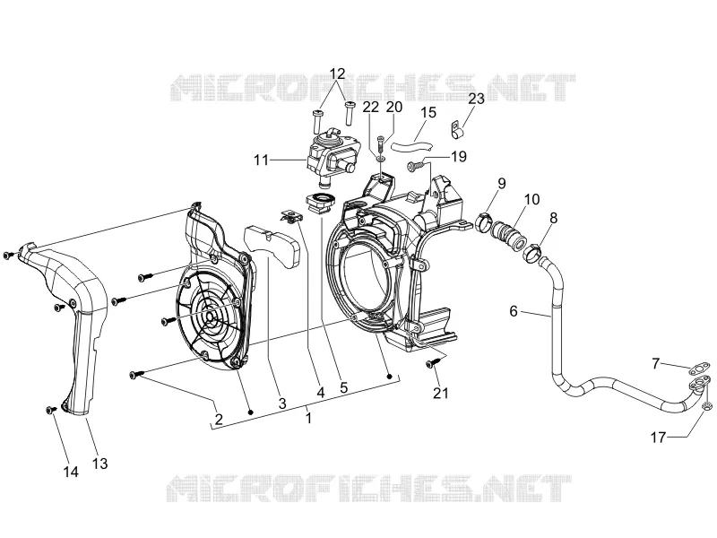 Secondary air box PIAGGIO PIAGGIO-SCOOTER 125 LIBERTY 2012  Liberty 4T 2V E3