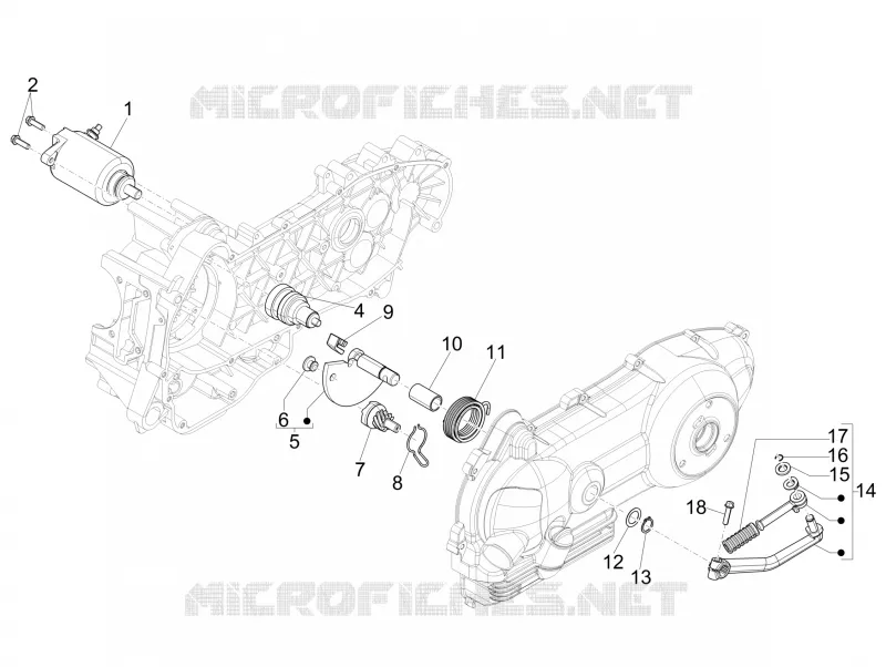 Stater - Electric starter PIAGGIO PIAGGIO-SCOOTER 125 LIBERTY 2015  Liberty 4T 
