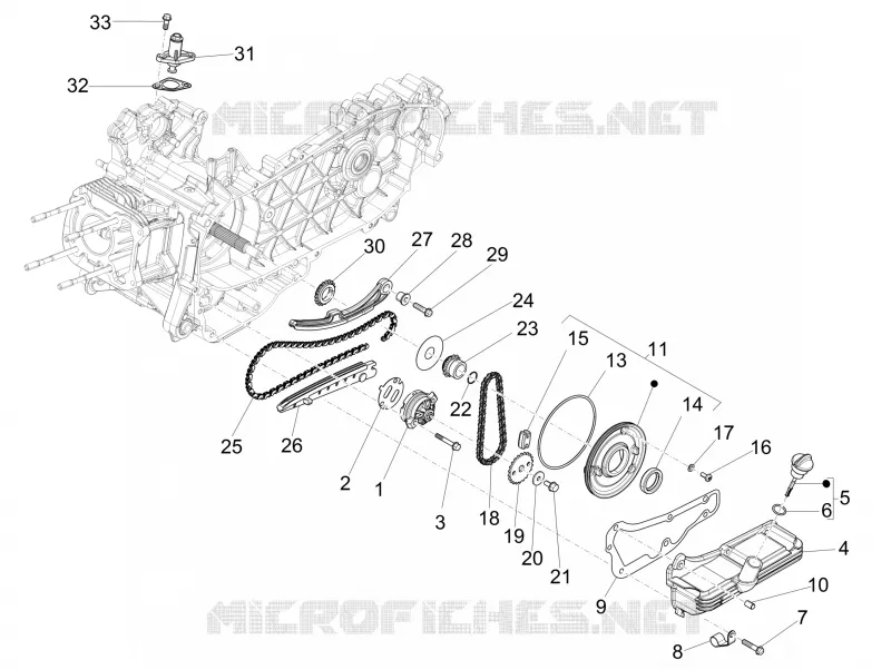 Oil pump PIAGGIO PIAGGIO-SCOOTER 125 LIBERTY 2013  Liberty 4T PTT (SL)