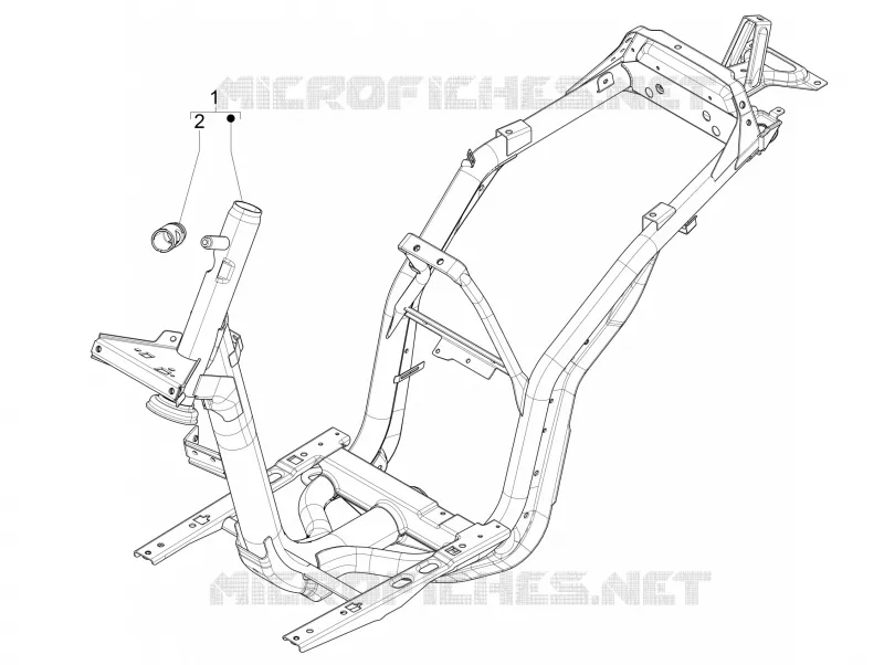 Frame/bodywork PIAGGIO PIAGGIO-SCOOTER 125 LIBERTY 2012  Liberty 4T PTT E3 (E)