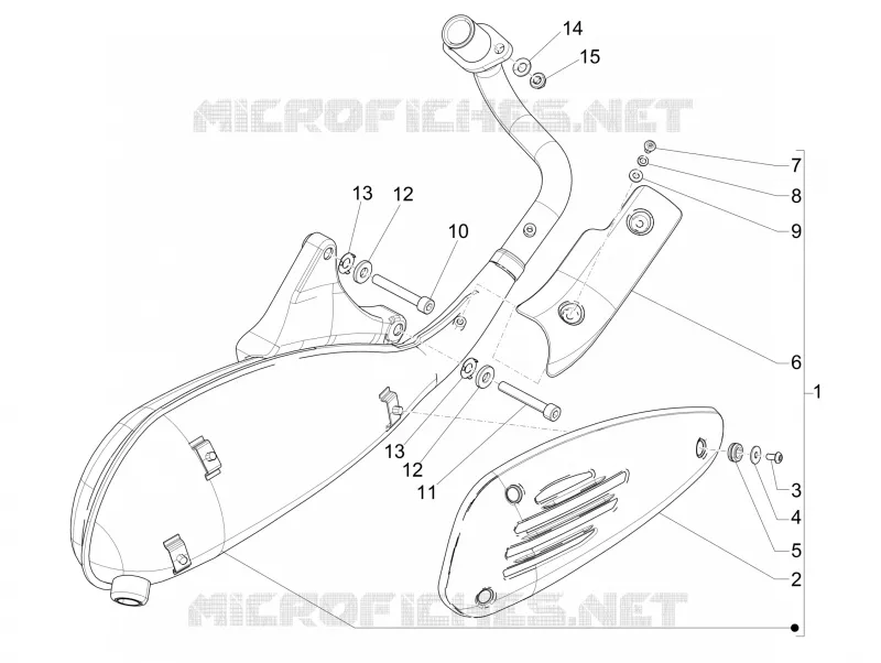 Silencer PIAGGIO PIAGGIO-SCOOTER 125 LIBERTY 2012  Liberty 4T PTT E3 (E)