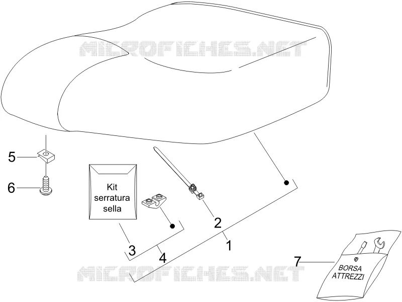 Saddle/seats PIAGGIO PIAGGIO-SCOOTER 125 LIBERTY 2006  Liberty 4T Sport