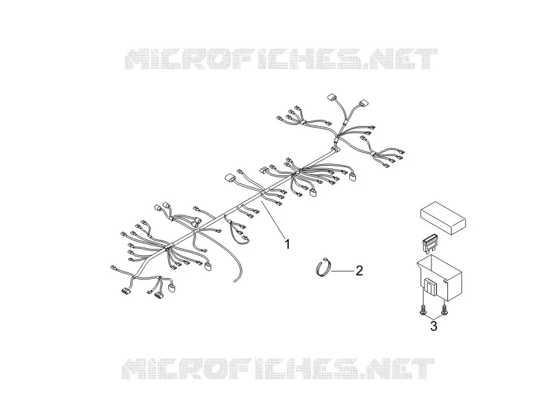 Main cable harness PIAGGIO PIAGGIO-SCOOTER 125 LIBERTY 2008  Liberty 4T Sport E3