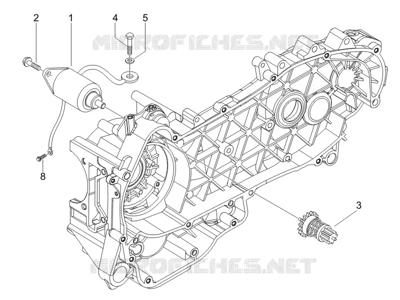 Stater - Electric starter PIAGGIO PIAGGIO-SCOOTER 125 LIBERTY 2007  Liberty 4T Sport E3