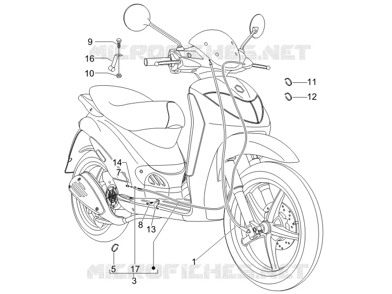 Transmissions PIAGGIO PIAGGIO-SCOOTER 125 LIBERTY 2008  Liberty 4T Sport E3