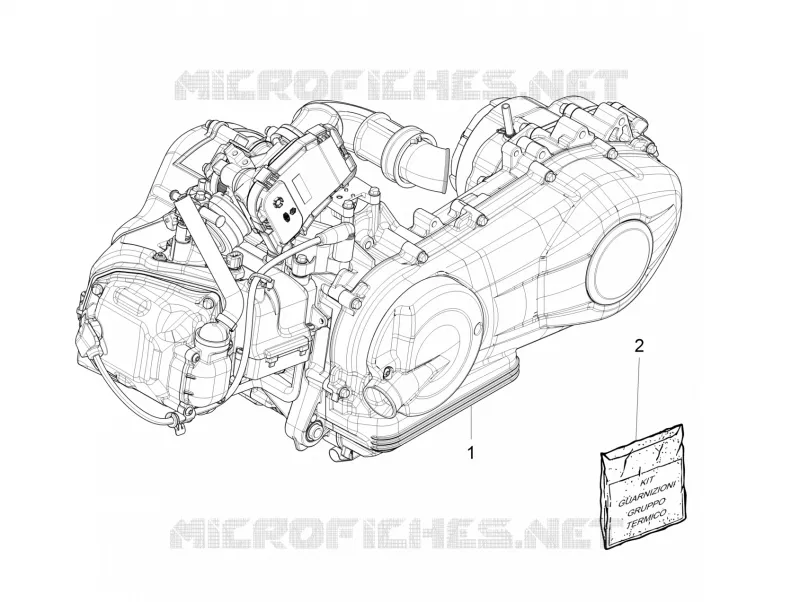 Engine, assembly PIAGGIO PIAGGIO-SCOOTER 125 LIBERTY 2016  Liberty iGet 4T 3V ie ABS