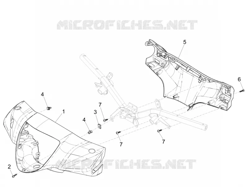 Handlebars coverages PIAGGIO PIAGGIO-SCOOTER 125 LIBERTY 2015  Liberty iGet 4T 3V ie ABS