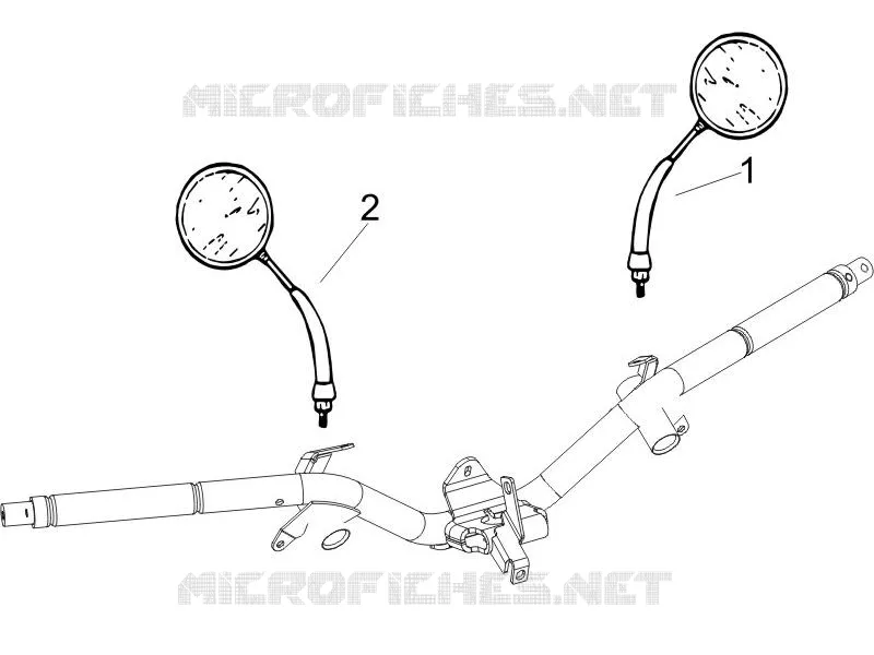 Driving mirror/s PIAGGIO PIAGGIO-SCOOTER 200 LIBERTY 2008  Liberty 4T E3