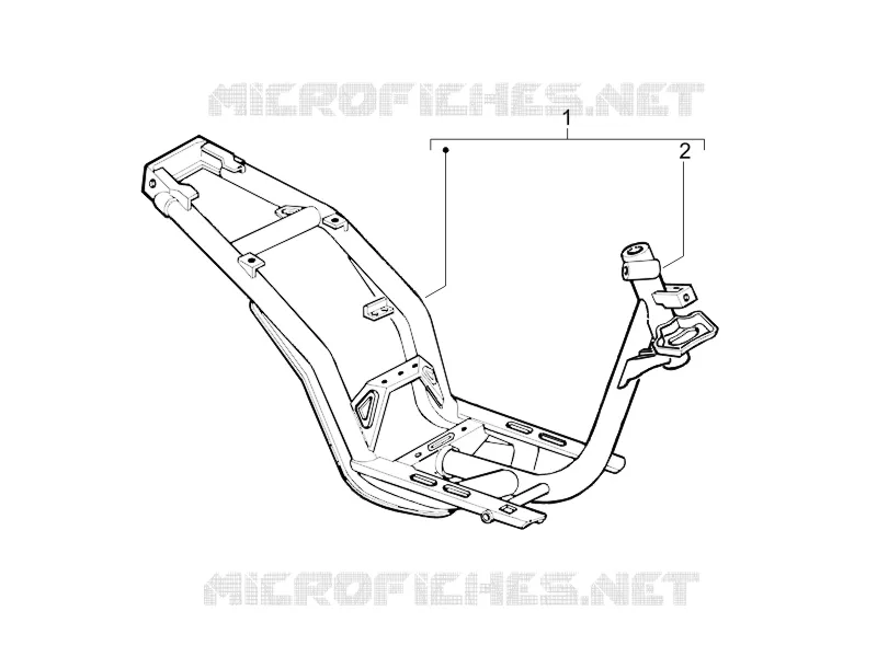 Frame/bodywork PIAGGIO PIAGGIO-SCOOTER 200 LIBERTY 2008  Liberty 4T E3